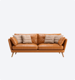 Faux Leather Sofa Chair